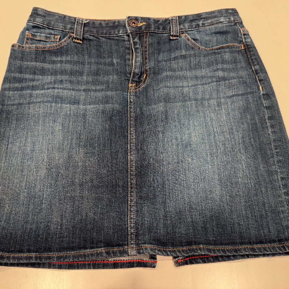 Tommy Hilfiger Blue Denim midi Skirt